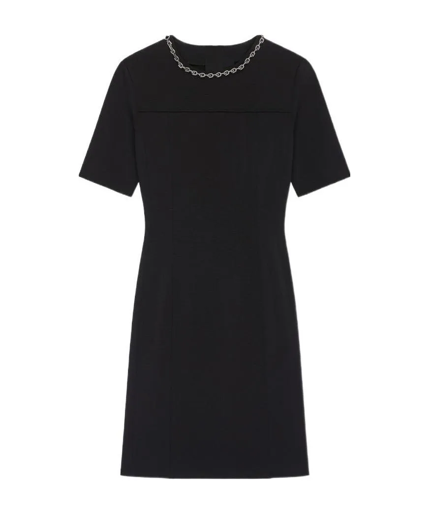 Punto Milano Dress With Chain Collar
