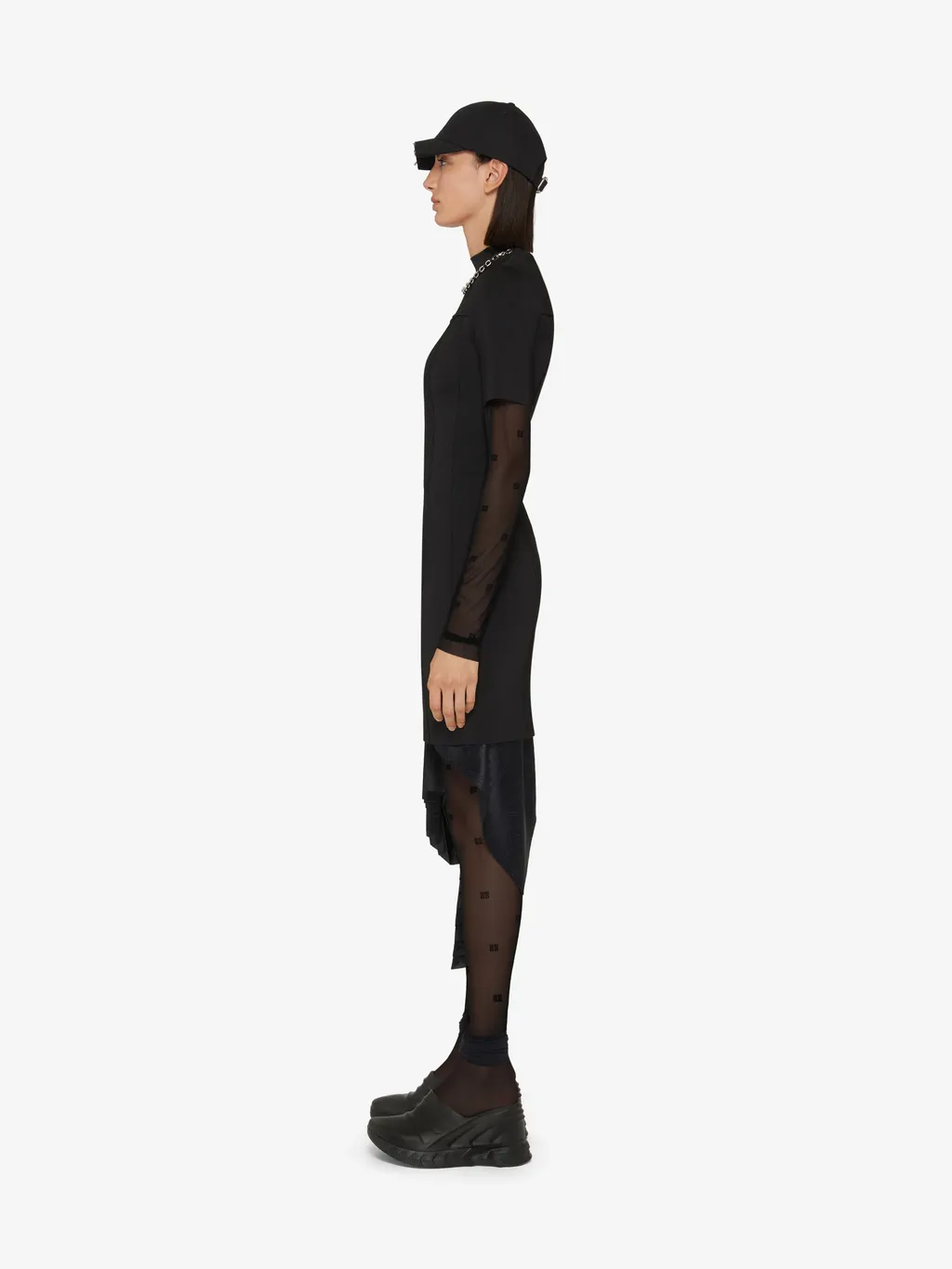 Punto Milano Dress With Chain Collar