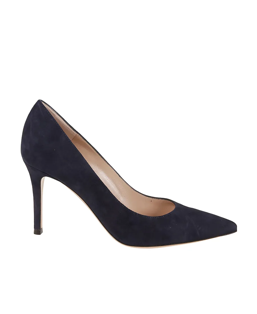 Gianvito Rossi Pointed-Toe Slip-On Pumps