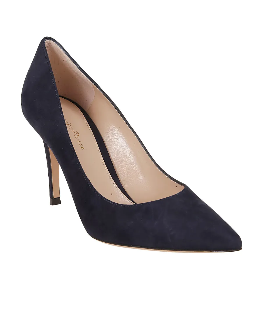 Gianvito Rossi Pointed-Toe Slip-On Pumps