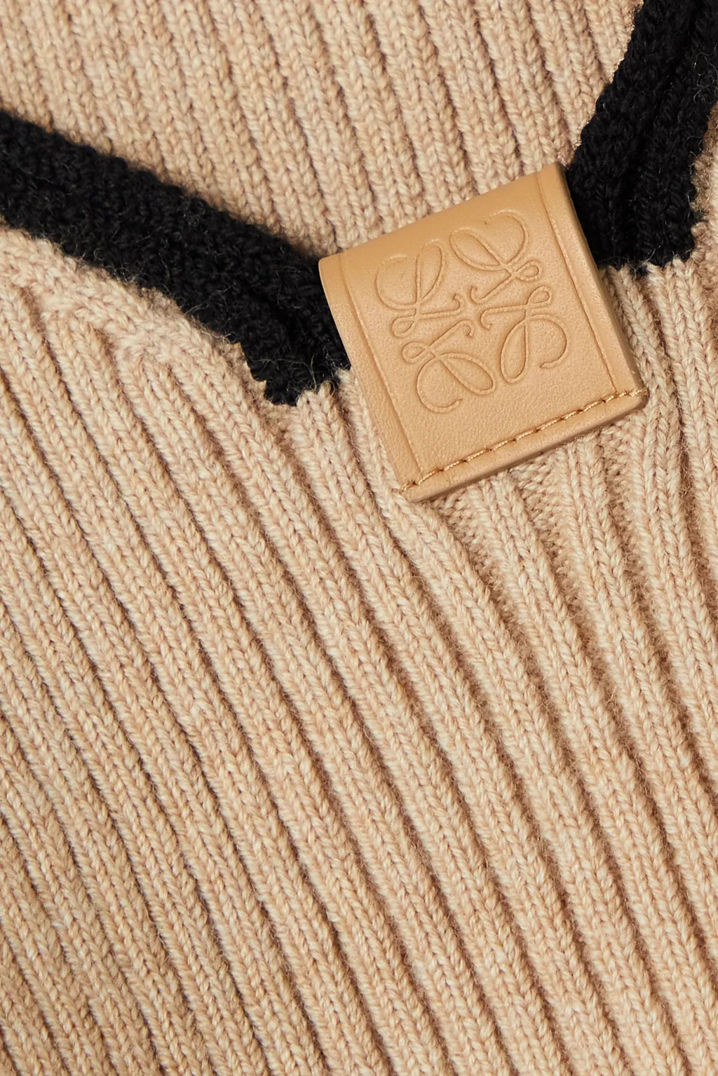V-Neck Wool Knitted Vest