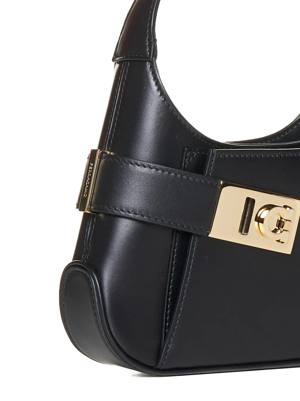 Salvatore Ferragamo Hobo Gancini-Buckle Mini Tote Bag