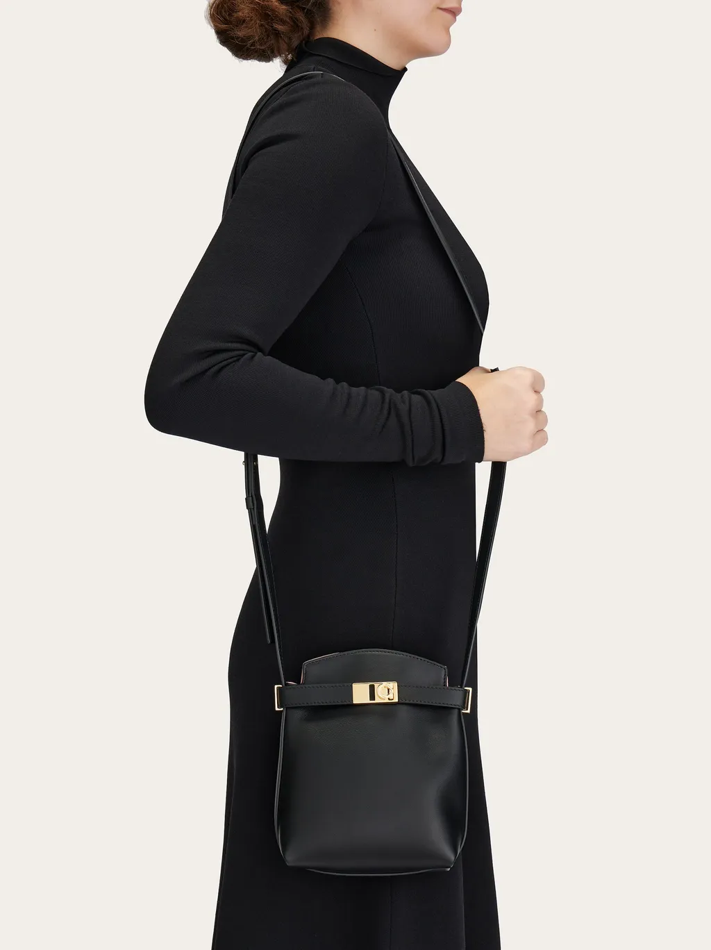 Salvatore Ferragamo Hug Gancini-Plaque Phone Holder