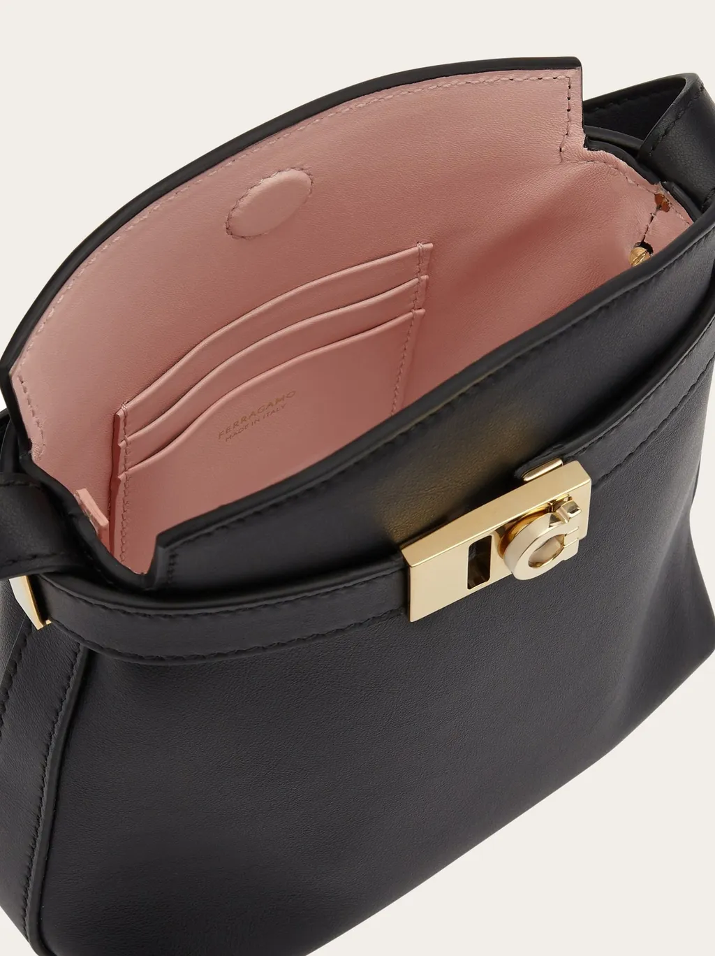 Salvatore Ferragamo Hug Gancini-Plaque Phone Holder