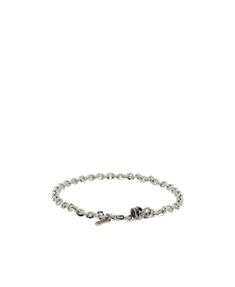 Chain Link Splicing Engraved Bracelet