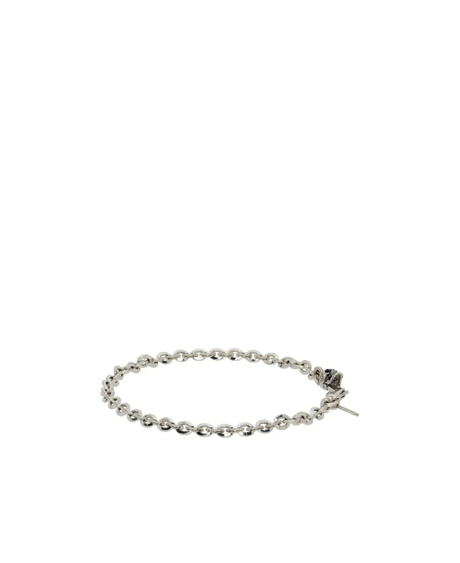 Chain Link Splicing Engraved Bracelet