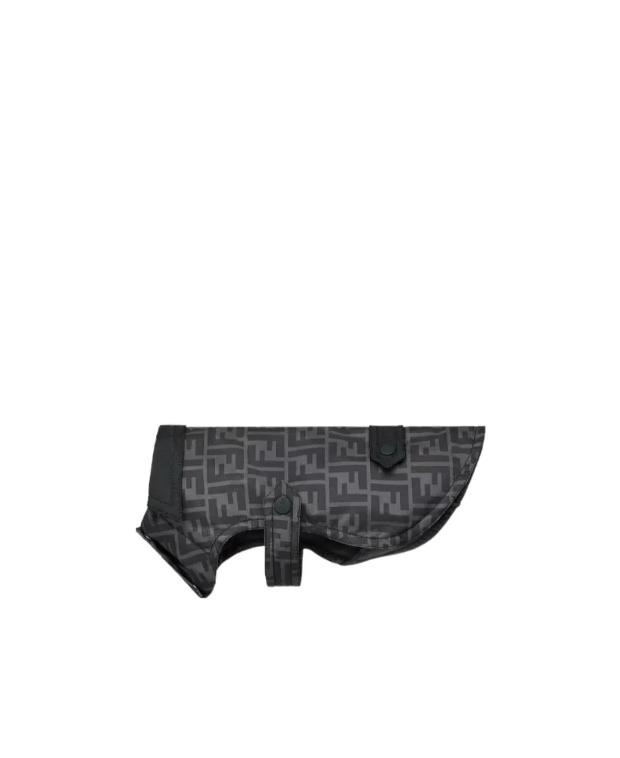 Black Nylon Dog Coat
