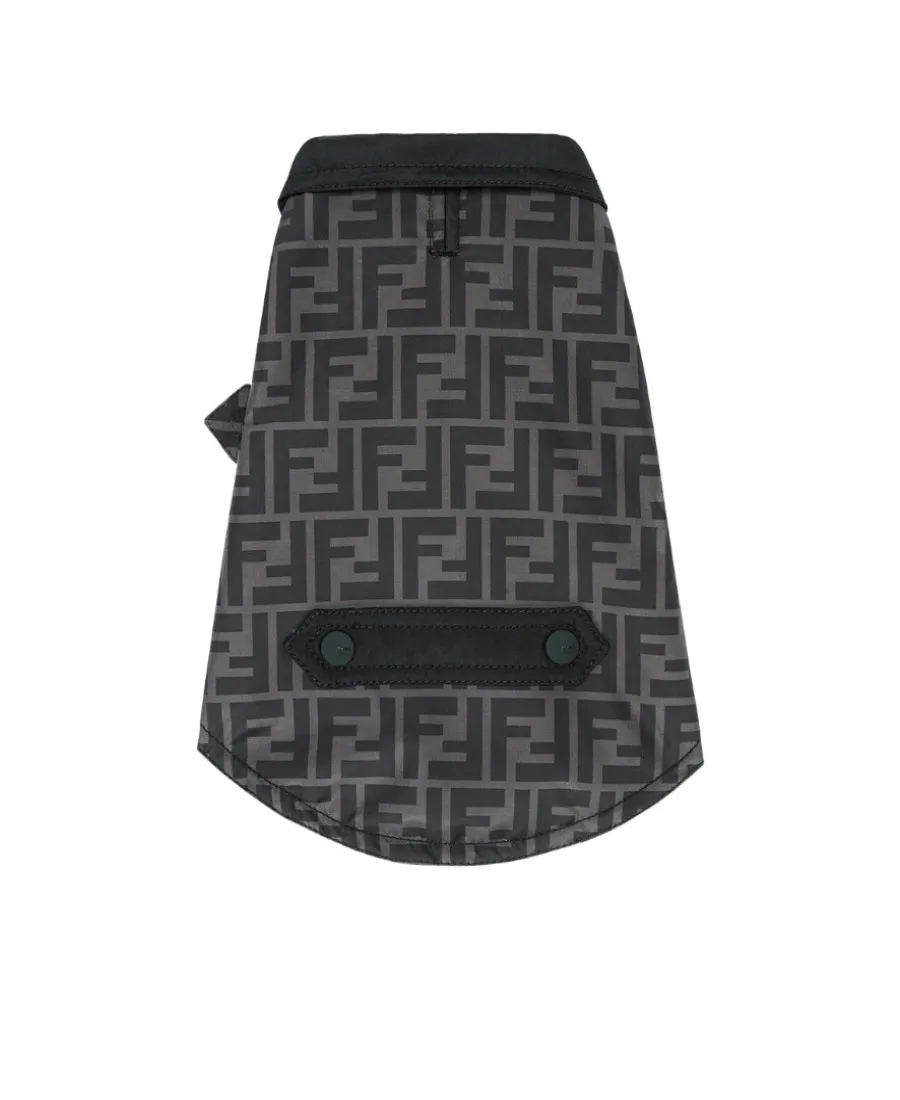 Black Nylon Dog Coat