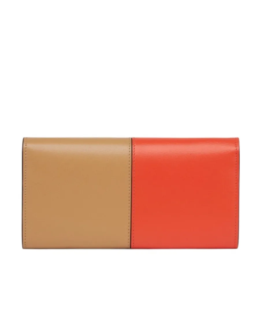 Baguette Logo Details Chain Wallet