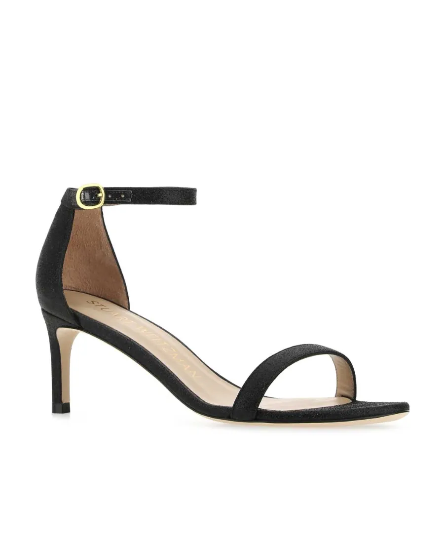 Stuart Weitzman Nunakedstraight Glitter Sandals