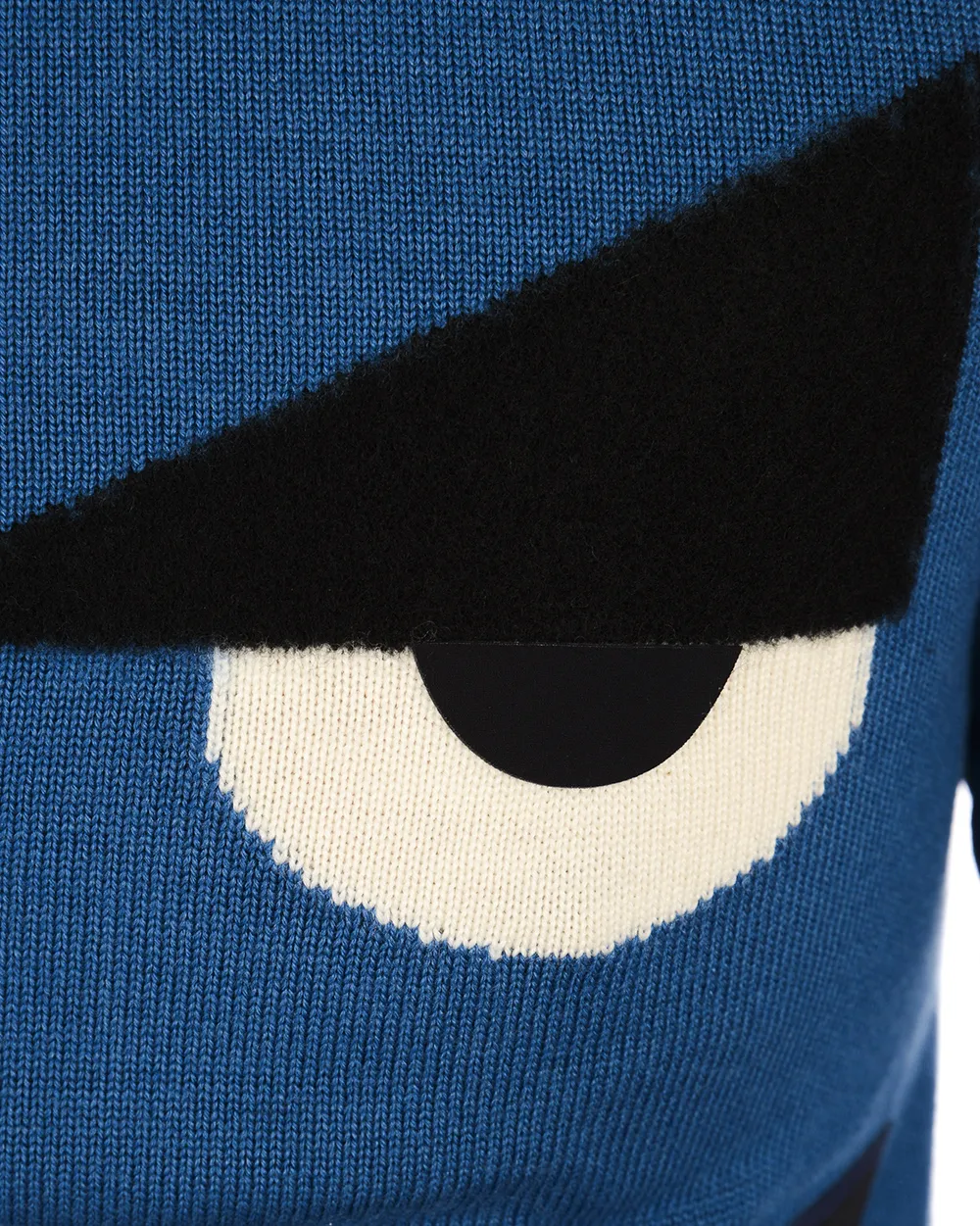 Pattern Jacquard Round-Neck Pullover