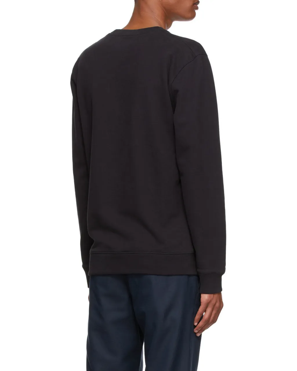 Round-Neck Long-Sleeved Sports Sweater