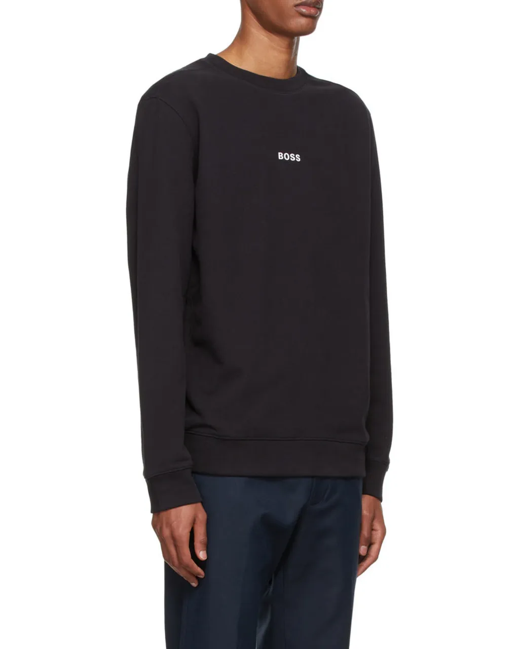 Round-Neck Long-Sleeved Sports Sweater
