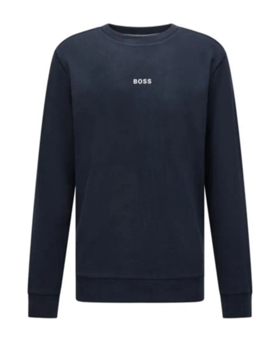 Round-Neck Long-Sleeved Sports Sweater