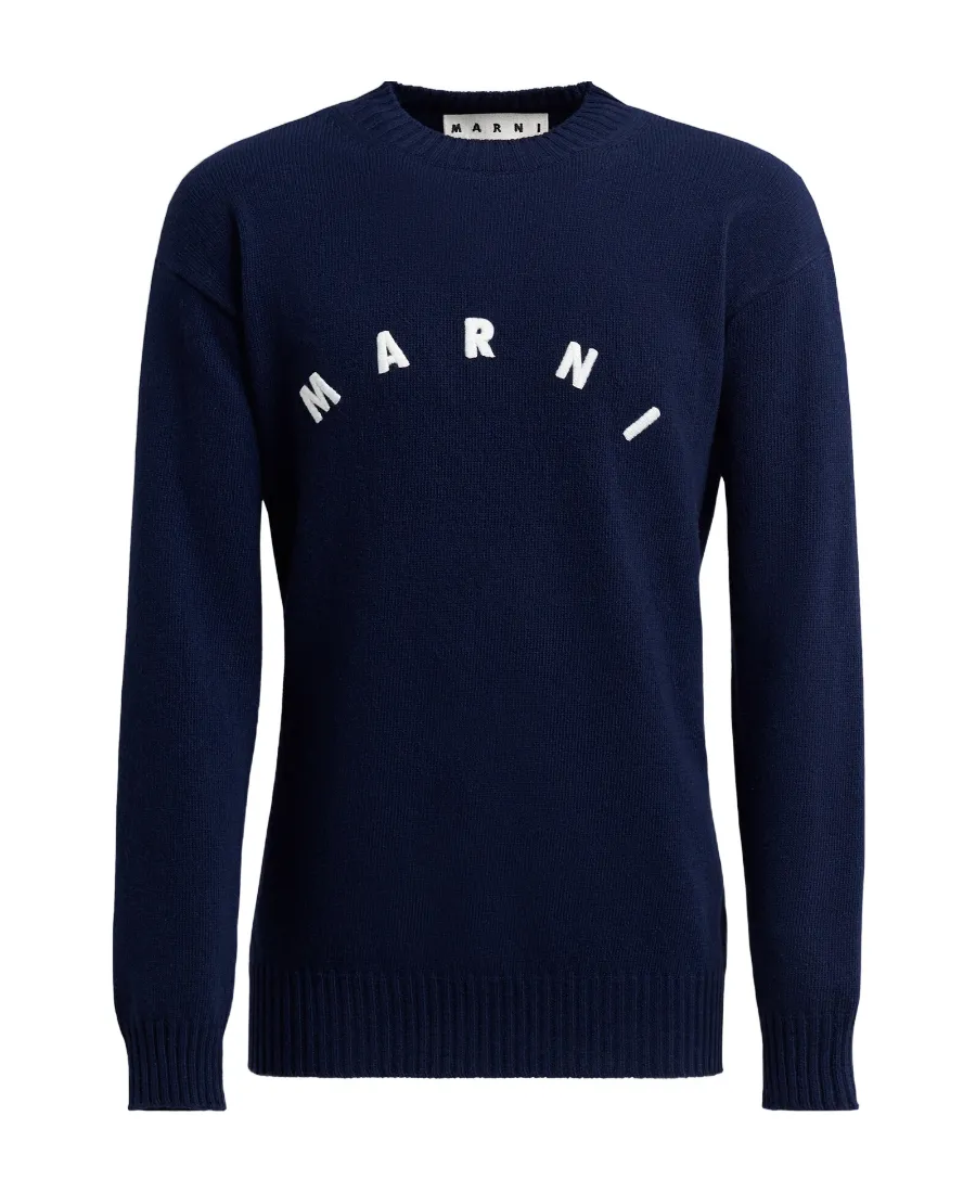 Logo-Knitted Jumper