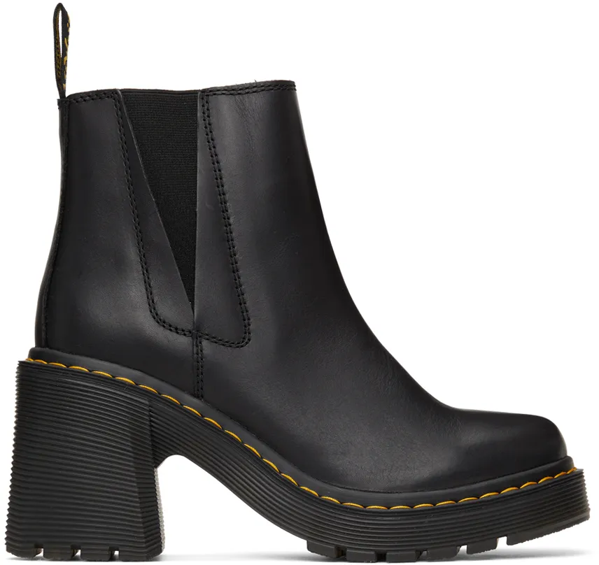 Dr. Martens Flared Heel Chelsea Boots
