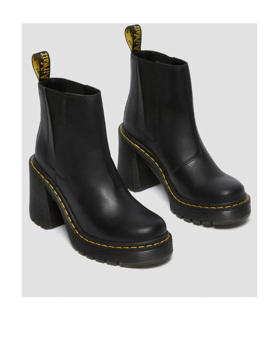 Dr. Martens Flared Heel Chelsea Boots