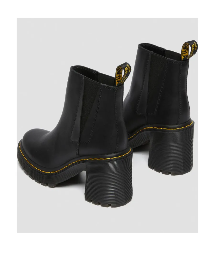Dr. Martens Flared Heel Chelsea Boots