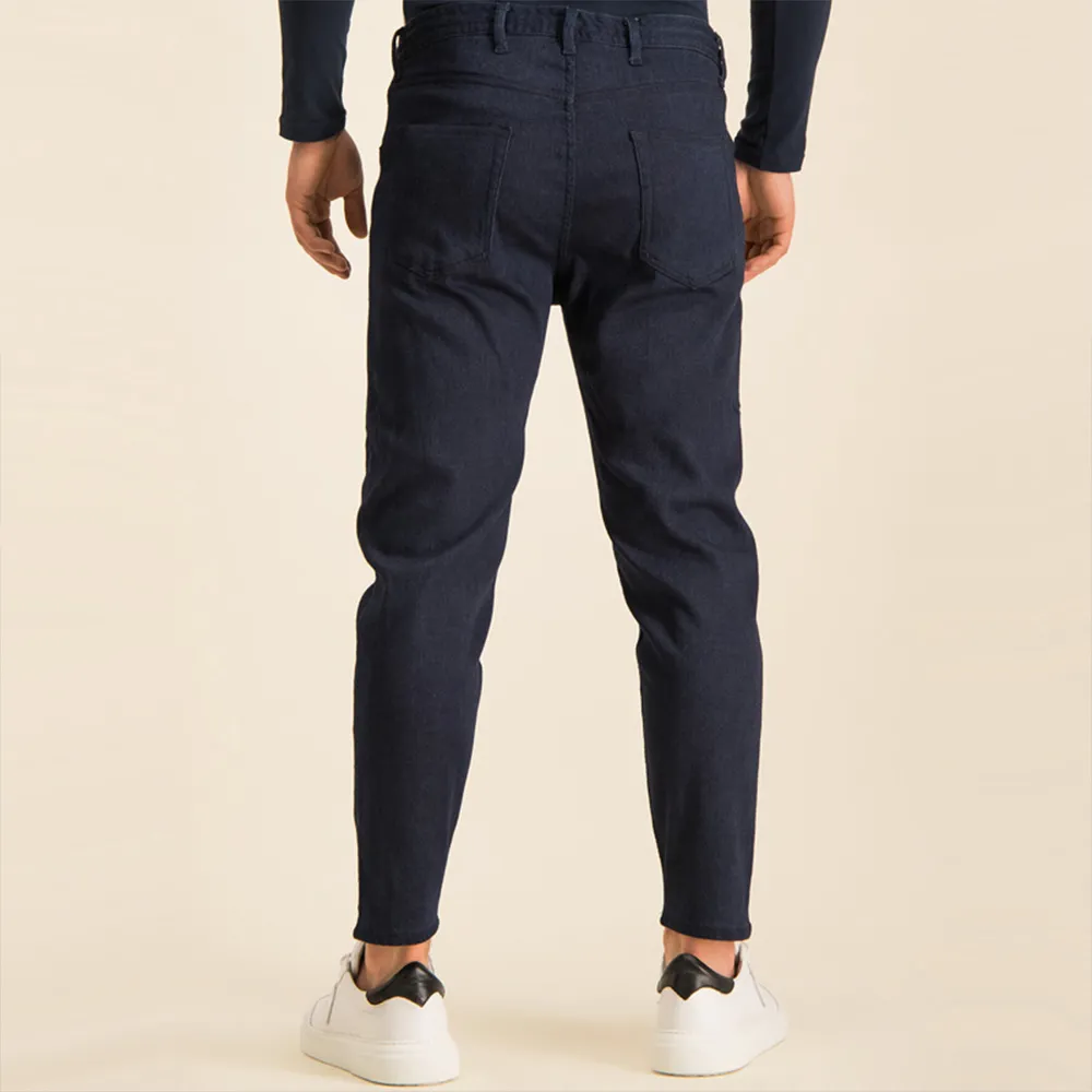 Pocket Design Tapered Jeans