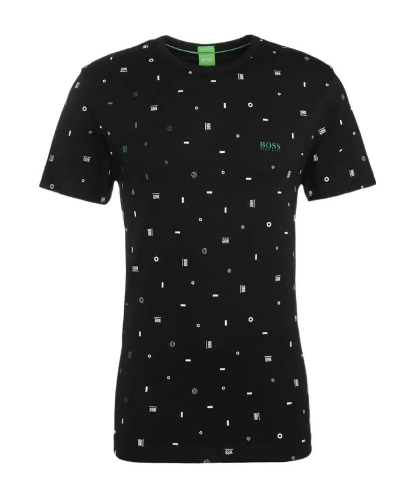 Printed Cotton Short-Sleeved T-Shirt