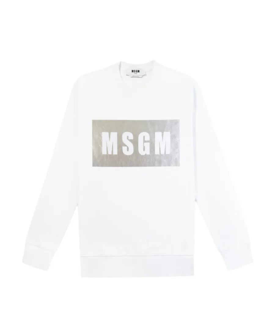 Printed Round-Neck Sweater