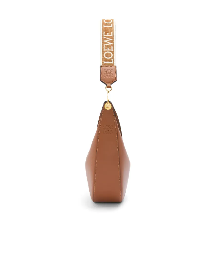 Loewe Luna Bag In Satin Calfskin And Jacquard