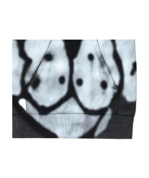 Oversize Graphic-Print Hoodie
