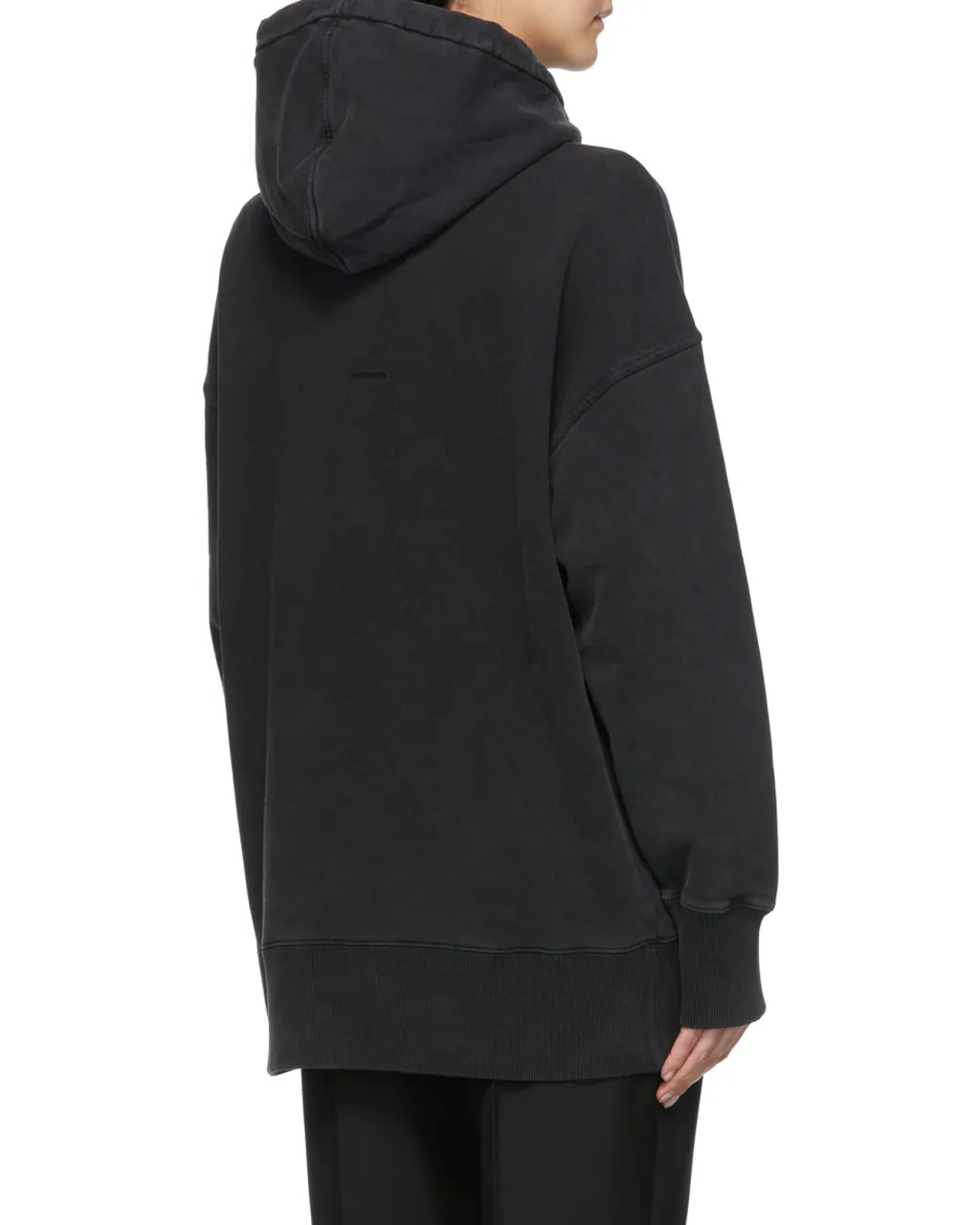 Oversize Graphic-Print Hoodie