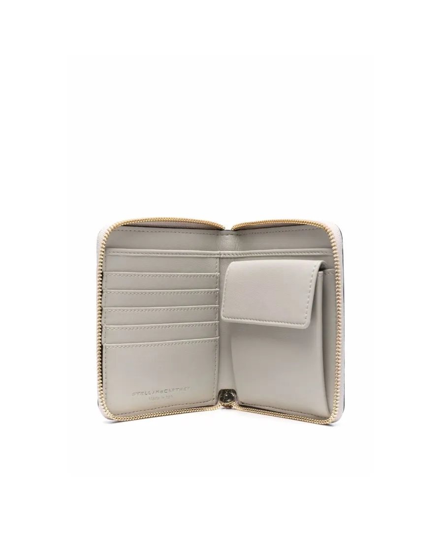 Stella Mccartney Logo Perforated Zipped Wallet