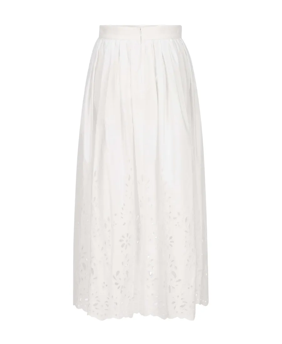 Chloé Embroidered Mid-Length Skirt