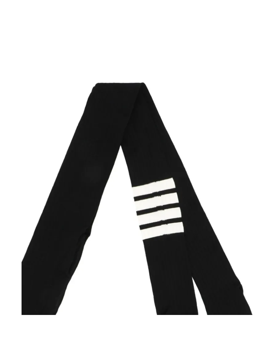 Thom Browne 4 Bar Striped Ribbed Tights