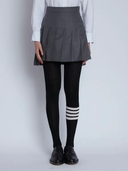 Thom Browne 4 Bar Striped Ribbed Tights