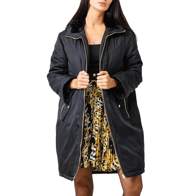 Zipper Hooded Down Jacket