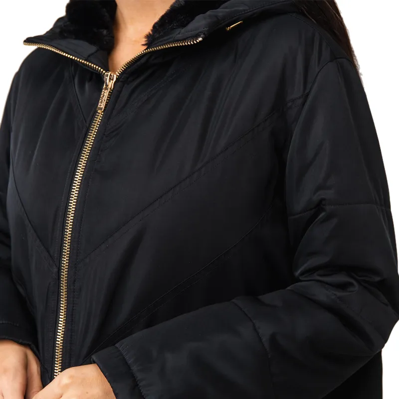Zipper Hooded Down Jacket