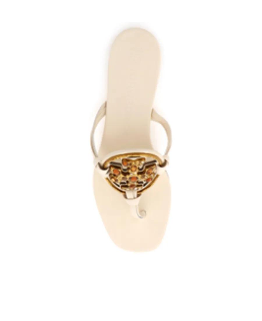 Logo-Plaque Flat Sandals