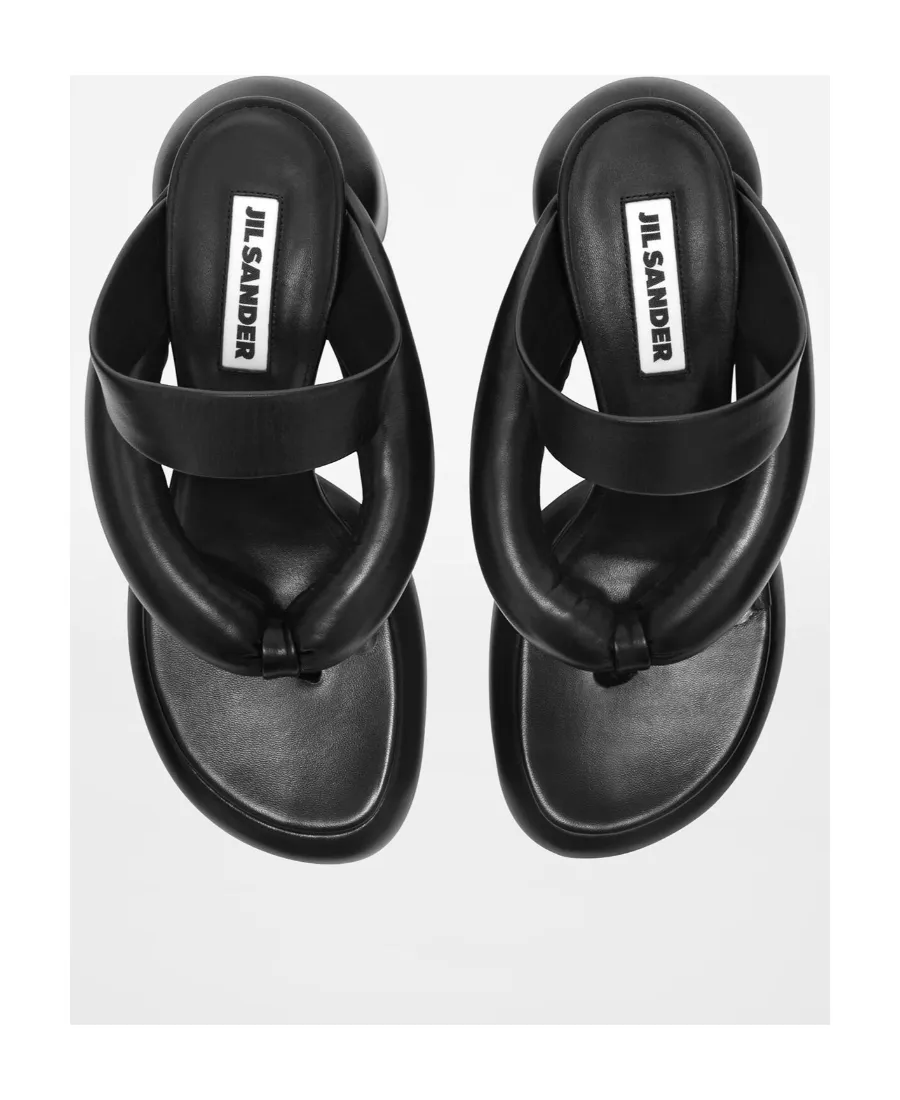 95Mm Padded-Strap Leather Sandals