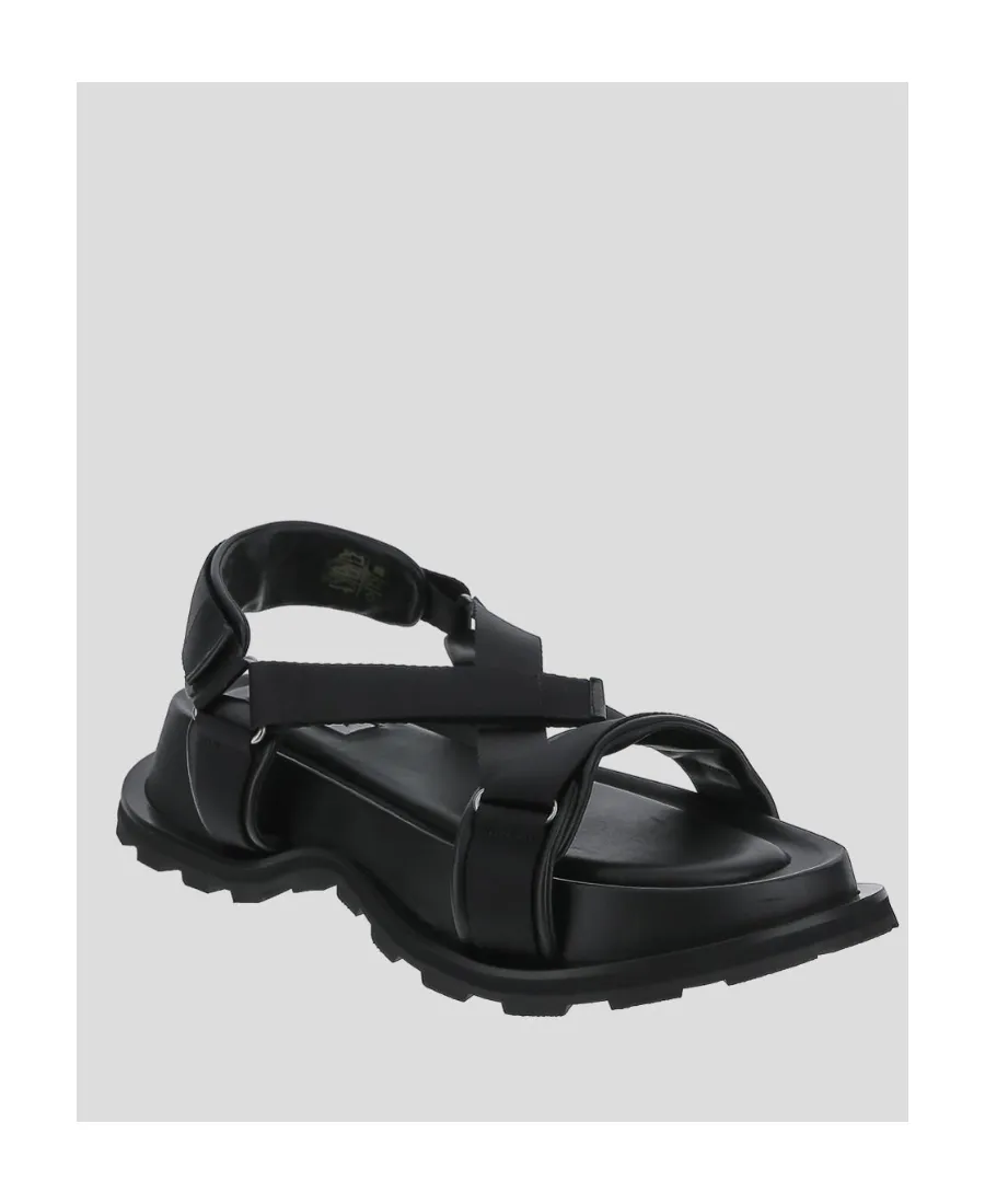 Touch-Strap Flat Sandals