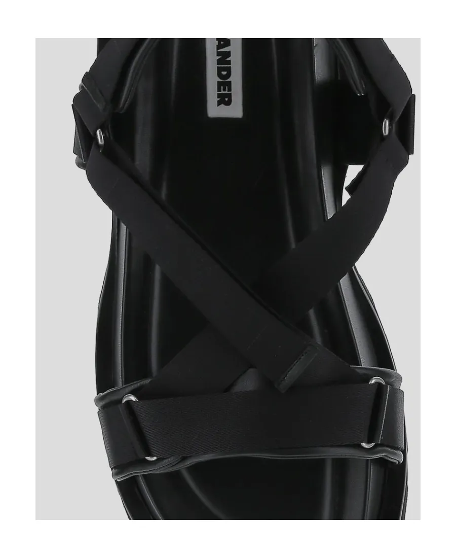 Touch-Strap Flat Sandals