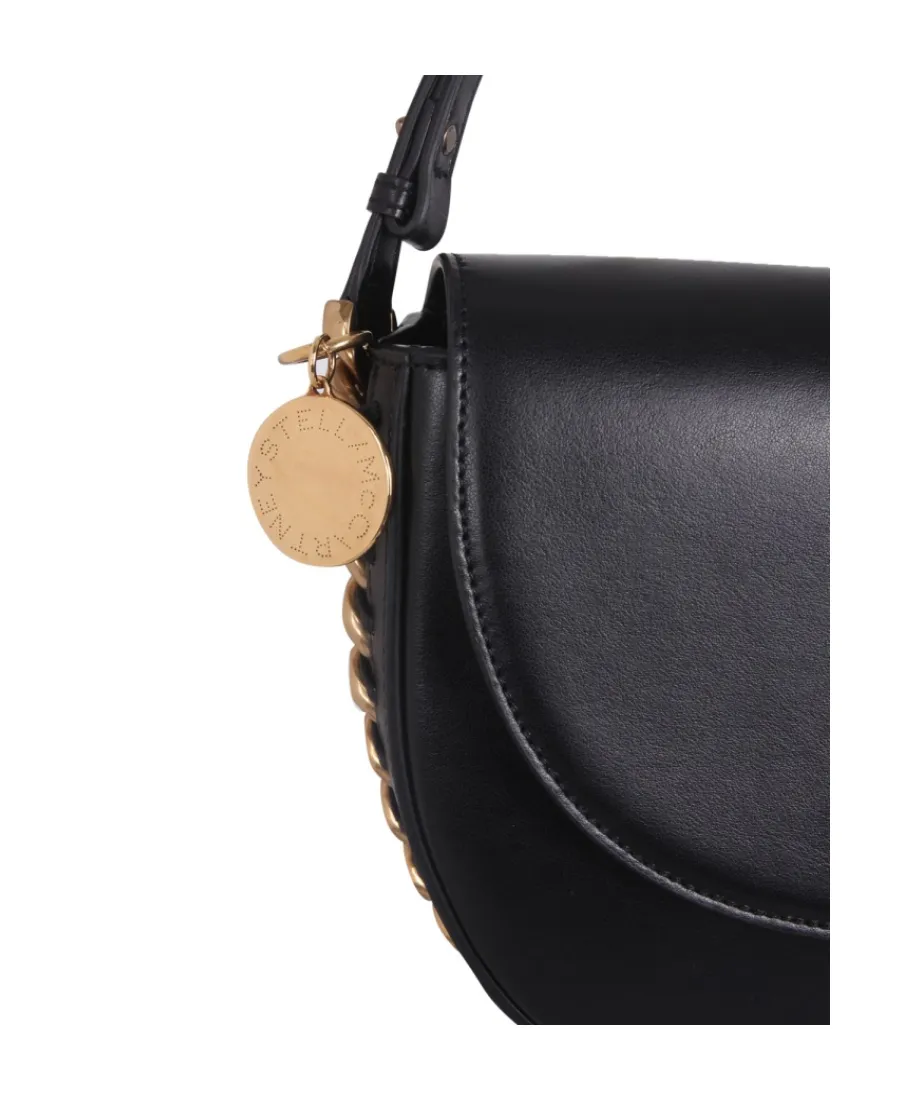 Stella Mccartney Frayme Flap Medium Shoulder Bag