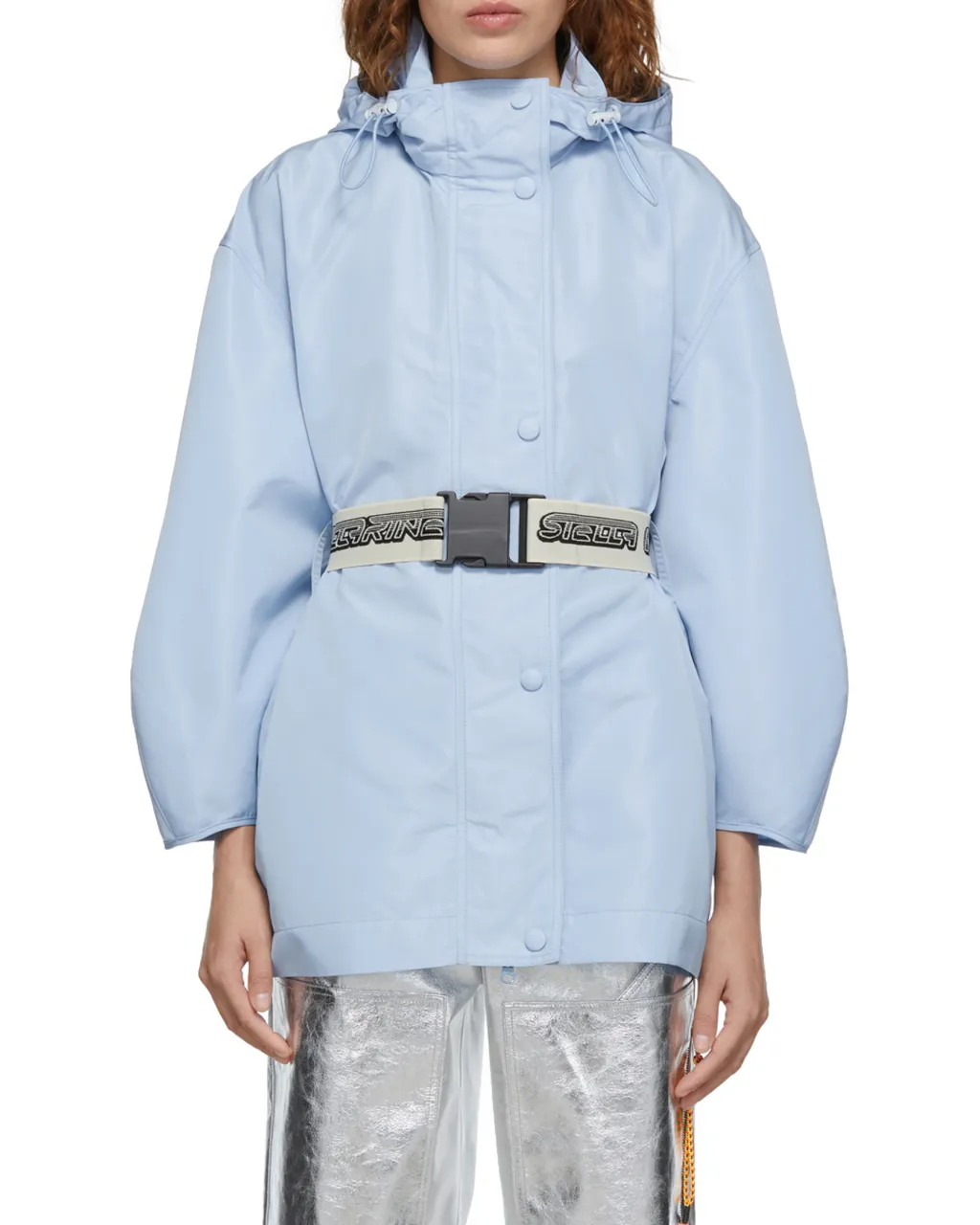 Belted Hooded Jacket