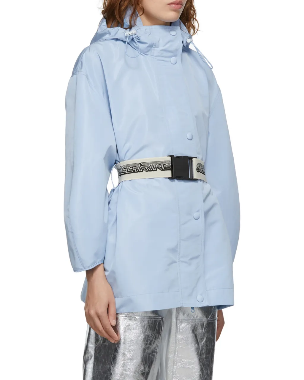 Belted Hooded Jacket