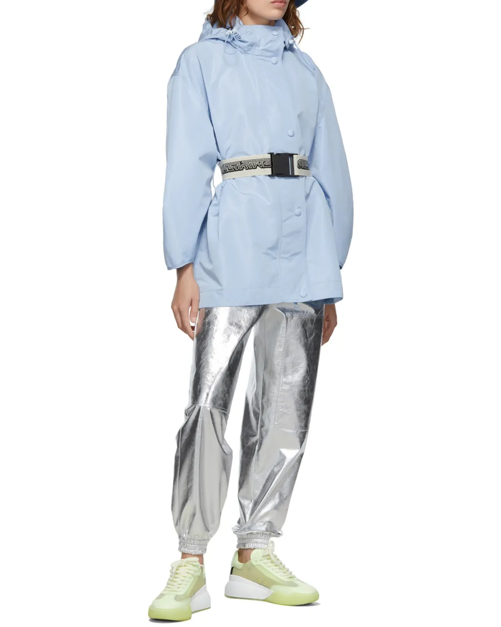 Belted Hooded Jacket