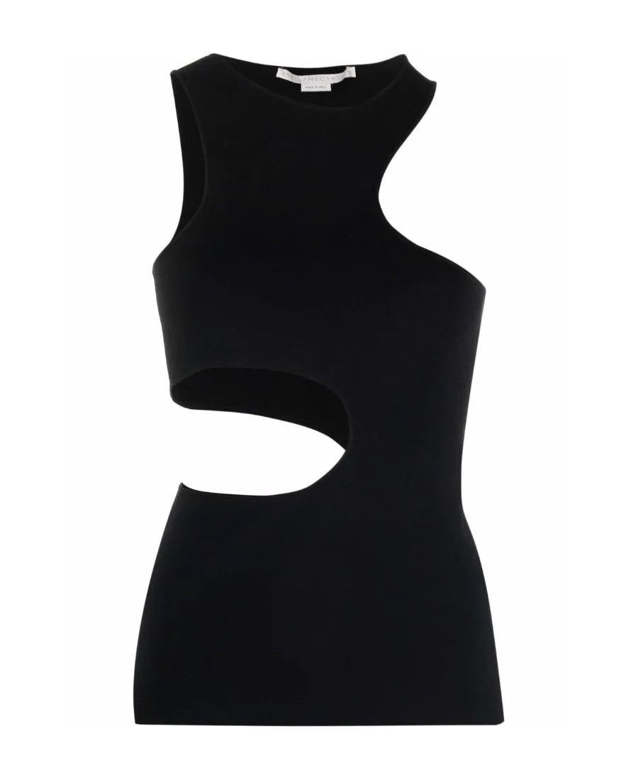 Stella Mccartney Cut Out Crewneck Tank Top
