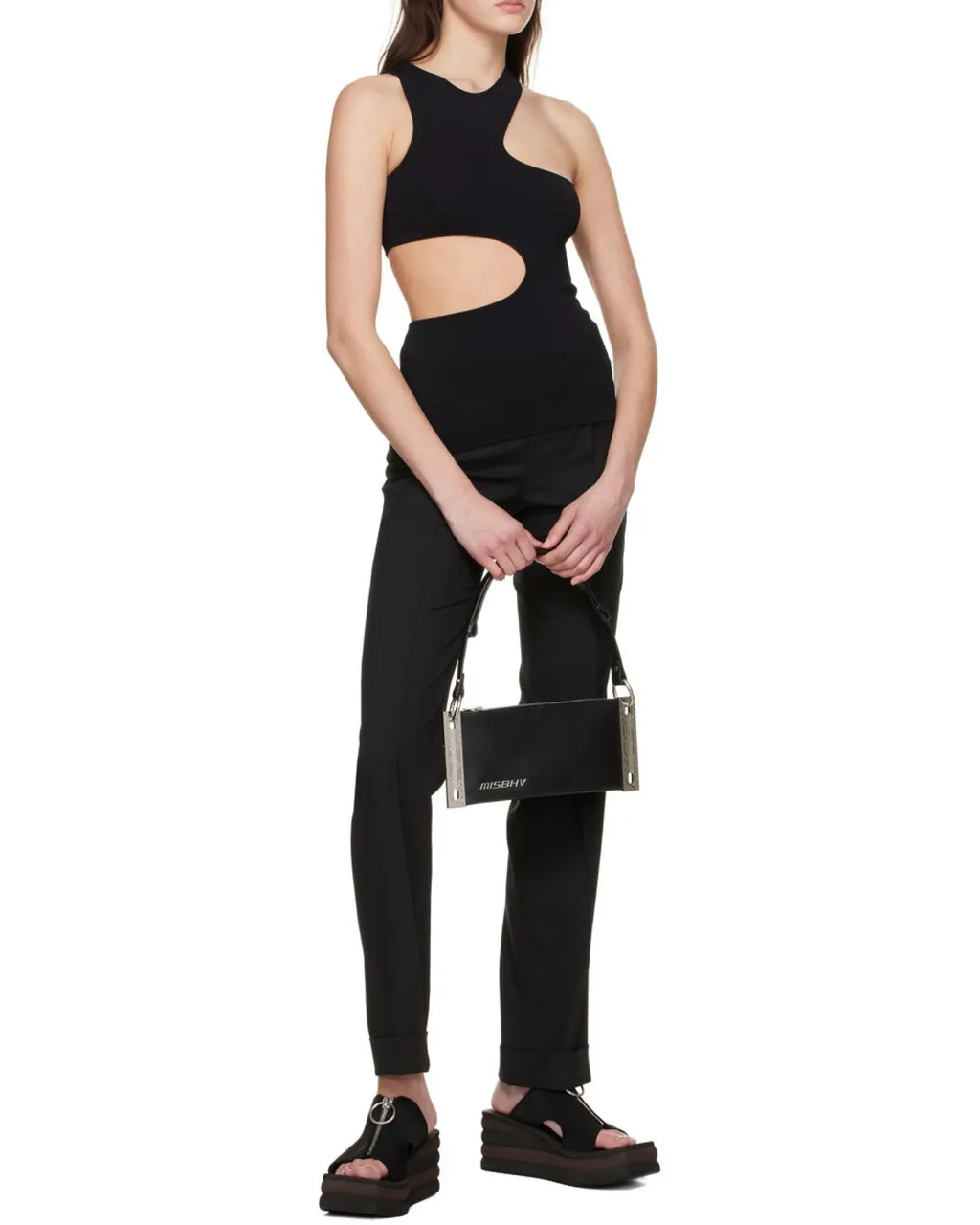 Stella Mccartney Cut Out Crewneck Tank Top
