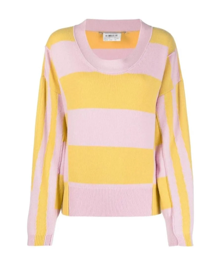 Stella Mccartney Colorblock Crewneck Sweater