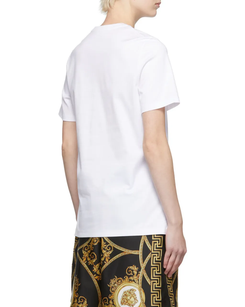 Versace Logo Print Crewneck T-Shirt
