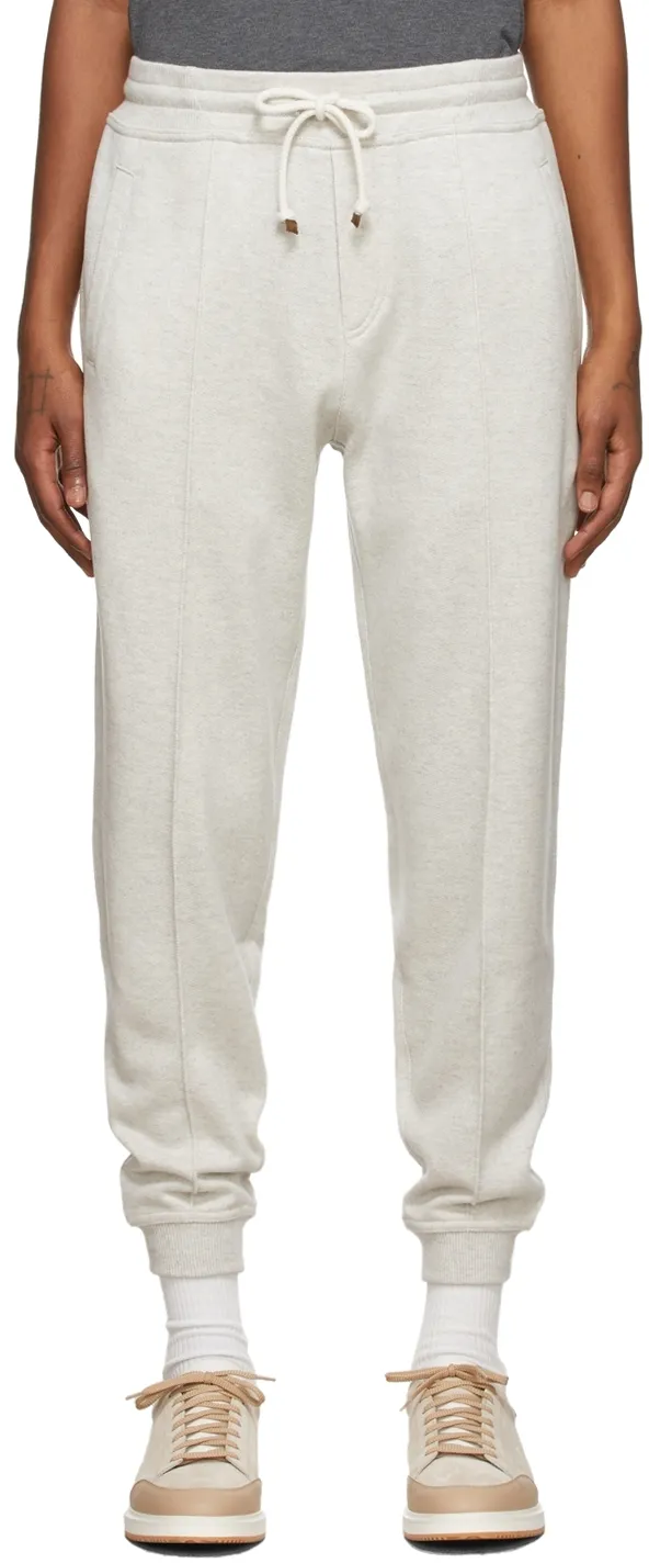 Drawstring-Waist Tapered Track Pants