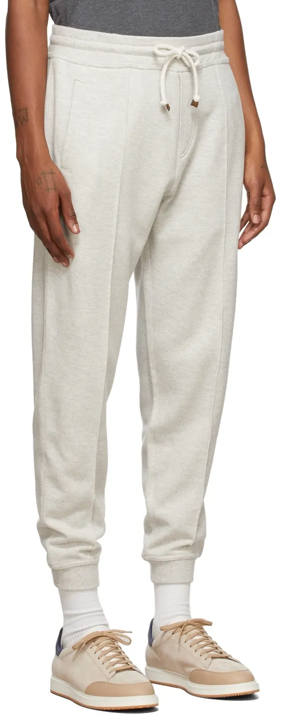 Drawstring-Waist Tapered Track Pants