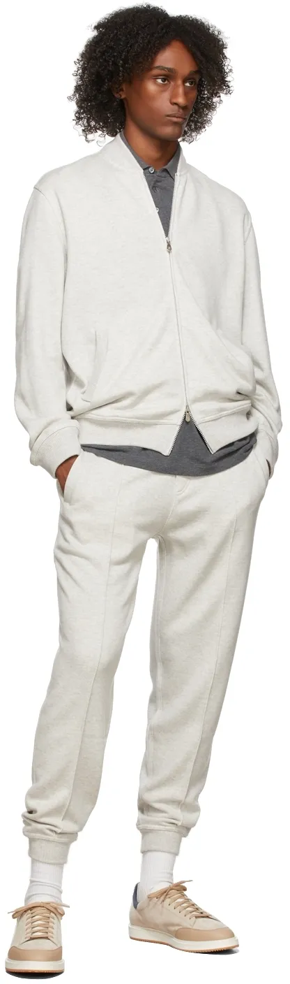 Drawstring-Waist Tapered Track Pants