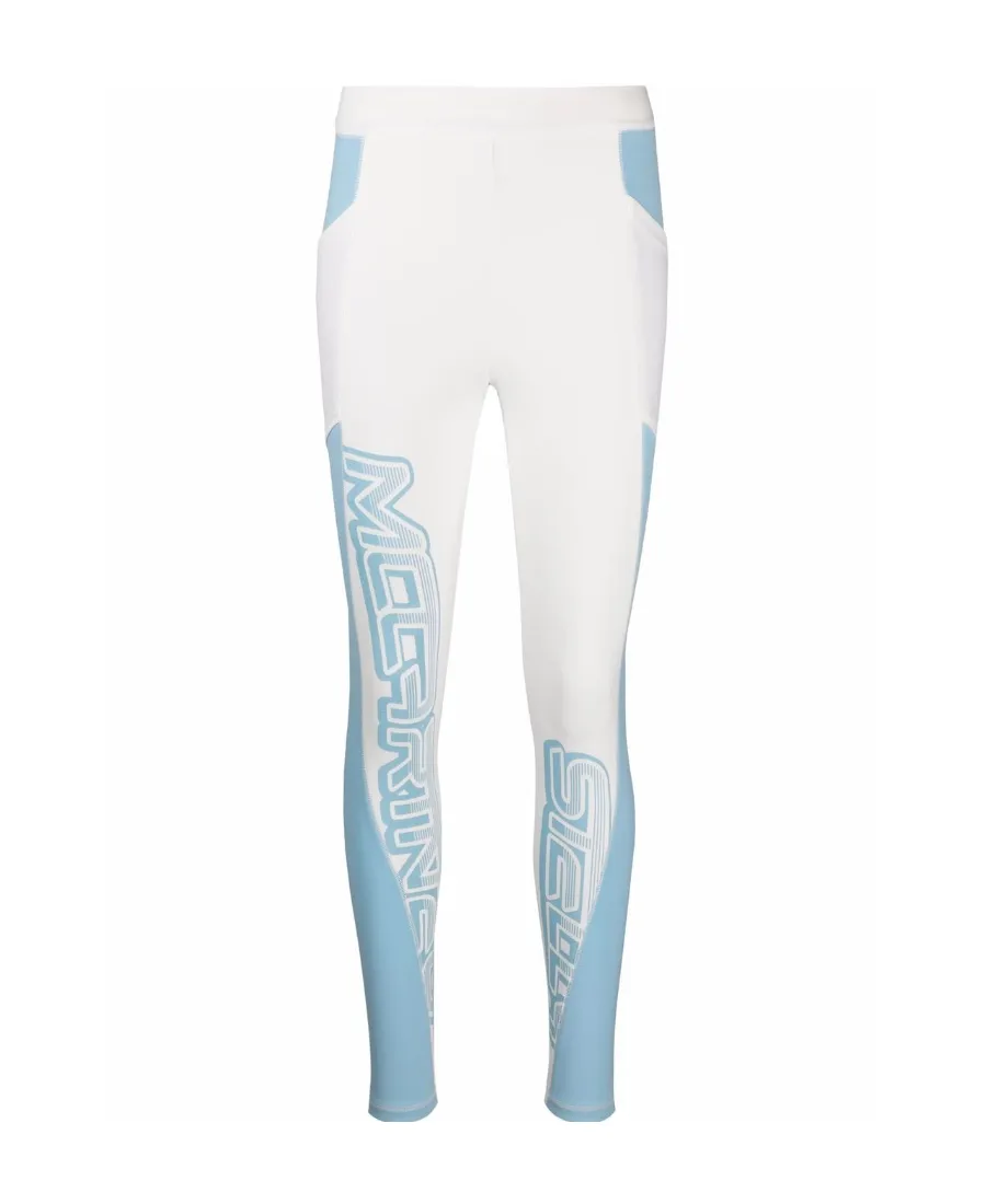 Stella Mccartney Logo Printed High Waist Leggings